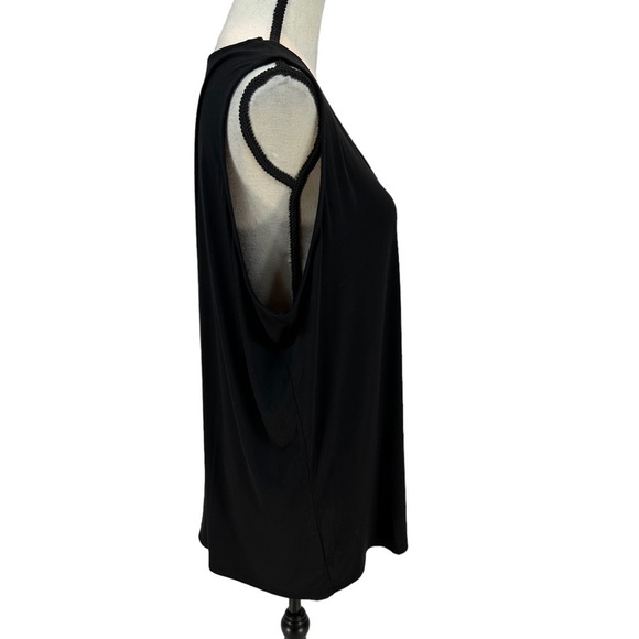 Capsule 121 Sleeveless Tank Blouse - Black - size 2X - Picture 2 of 7